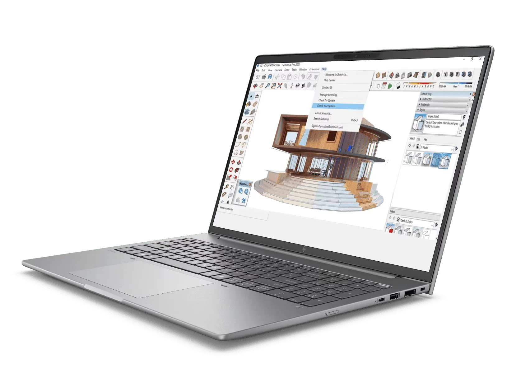 hp Notebook HP Workstation ZBook 8 G1i C2RN1PT#AKL (Meteor Silver) — product image 1