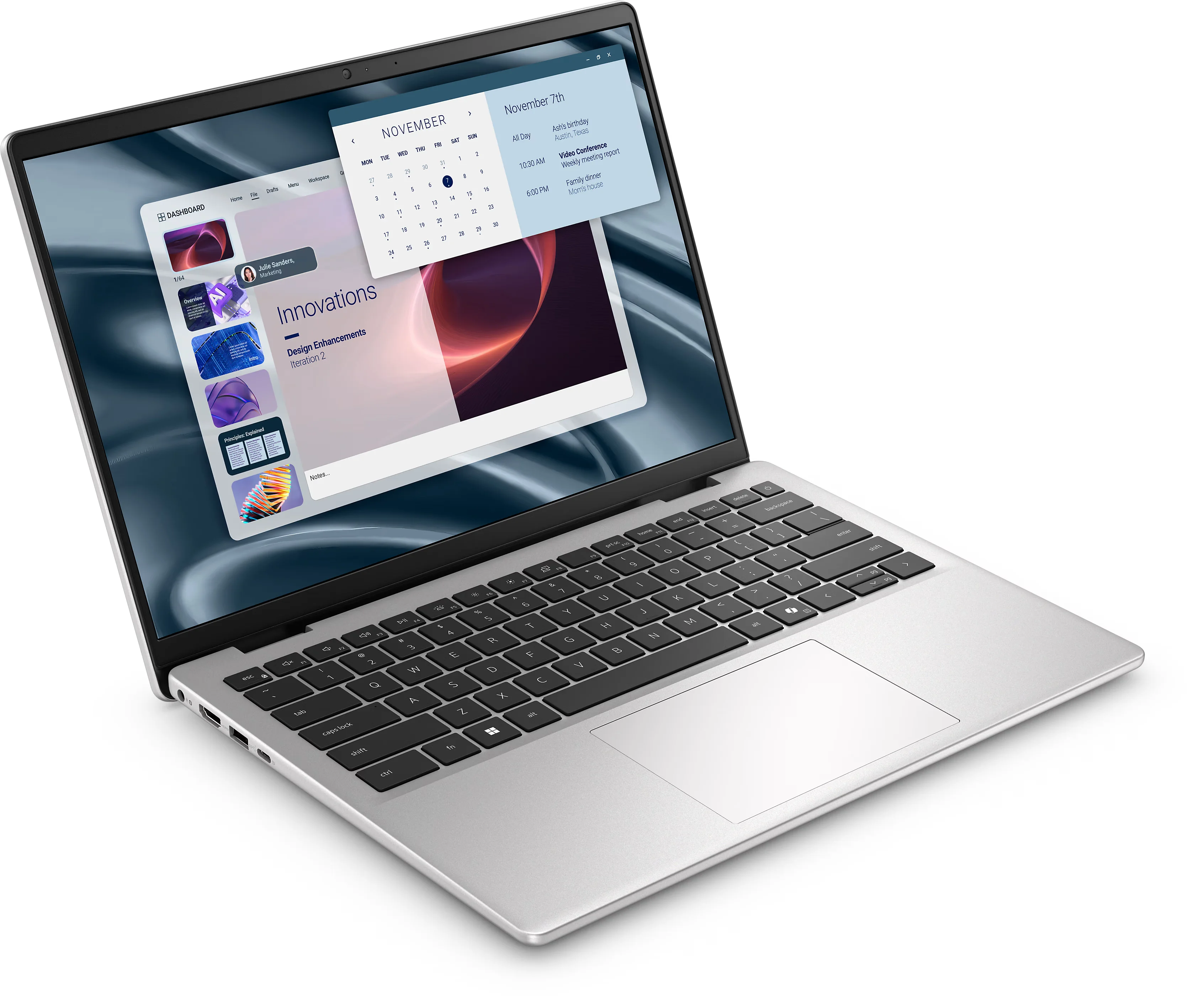 Notebook DELL Pro 14 Essential PV14250-SNSPV1425001 (Platinum Silver) thumbnail 3