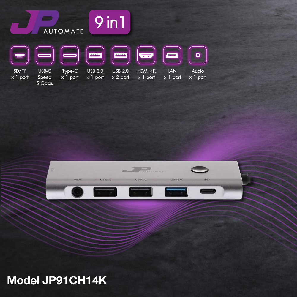 Converter Type-C 9 in1 JP (JP91CH14K) thumbnail 2