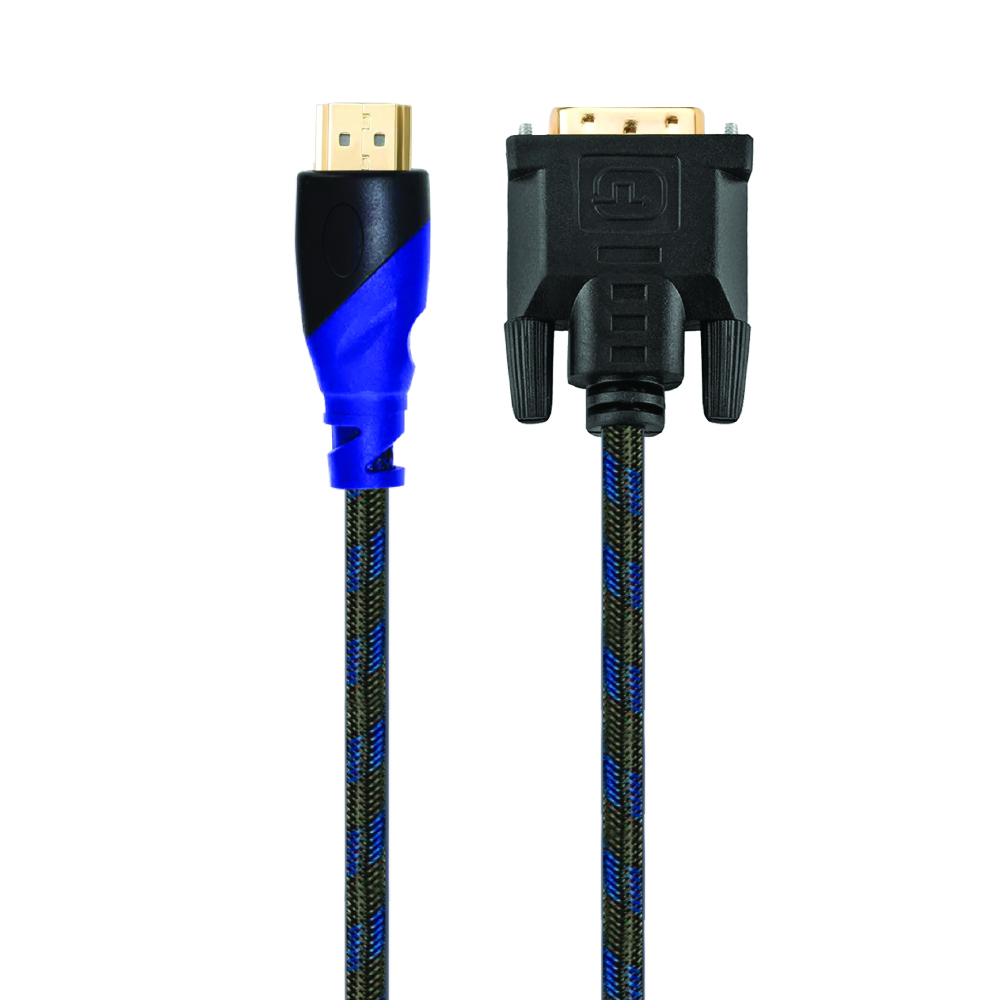 glink Cable HDMI TO DVI 24+1 (1.8M) สายถัก CB112 — product image 1