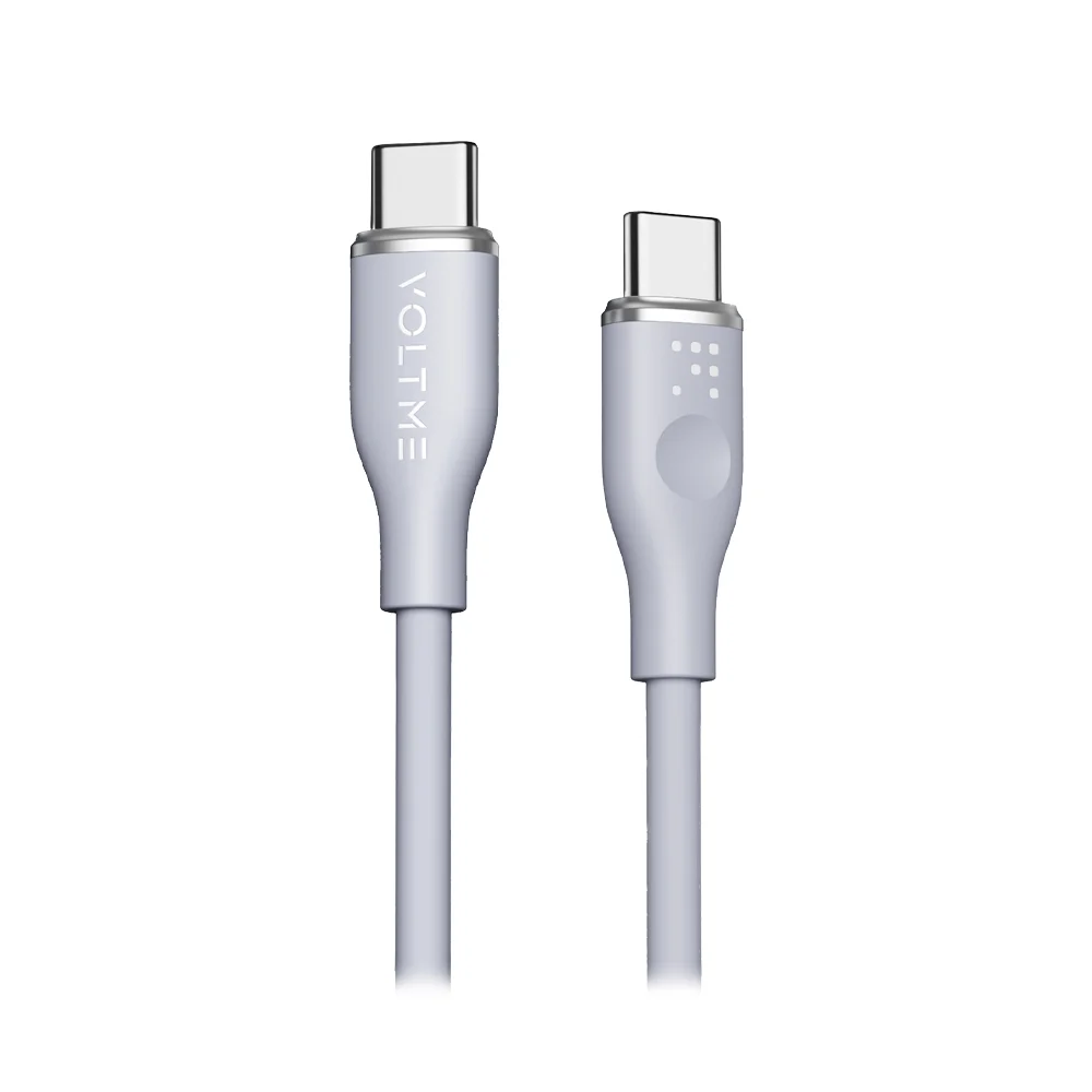 1m 1M Cable Type-C TO Type-C VOLTME (60W,C2025) Gray — product image 1