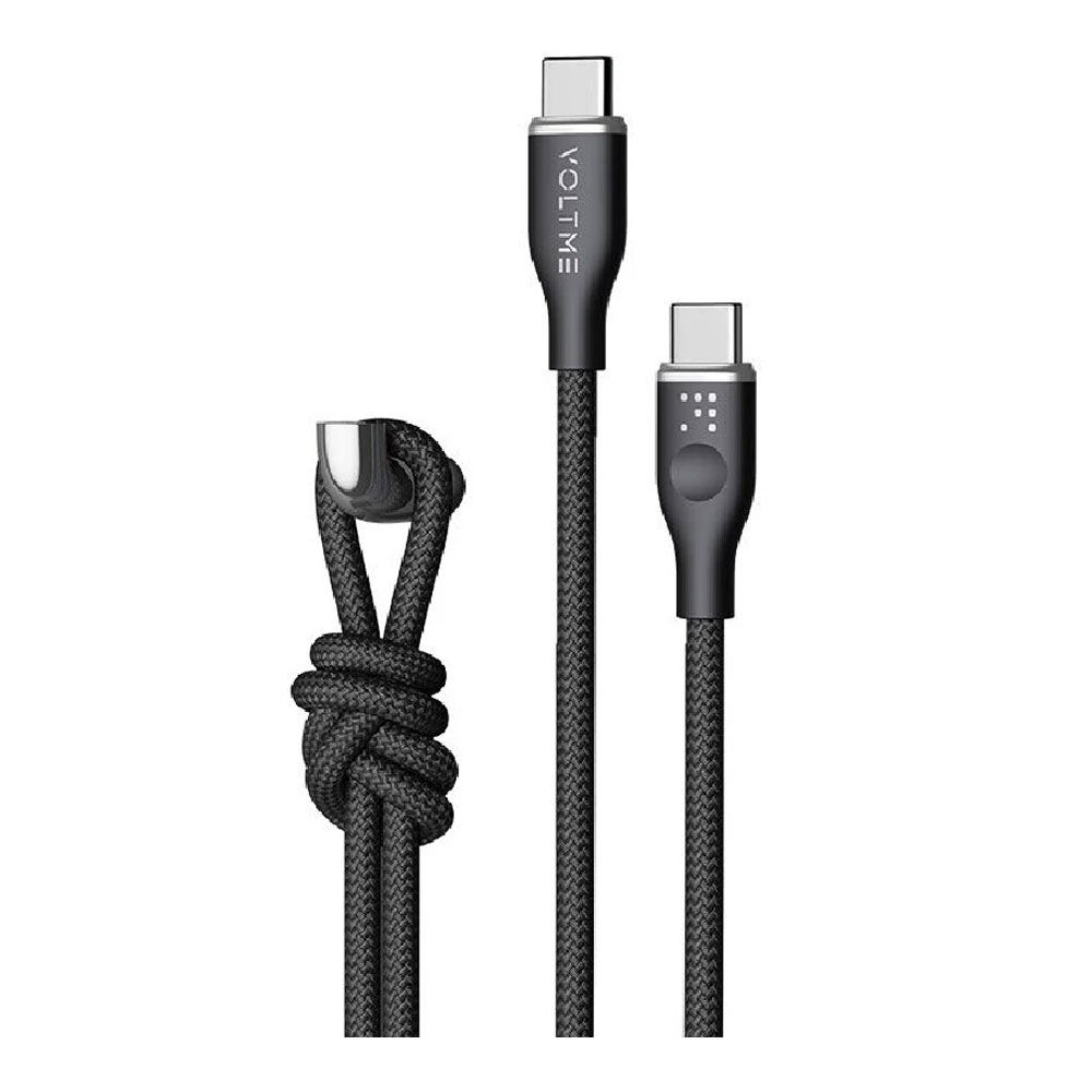 1m 1M Cable Type-C TO Type-C VOLTME (60W,C2049 ) Black — product image 1
