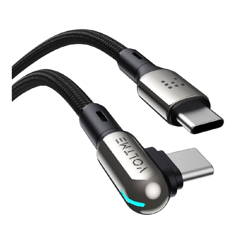 1.2m 1.2M Cable Type-C TO Type-C VOLTME (60W,C2069) Black — product image 1