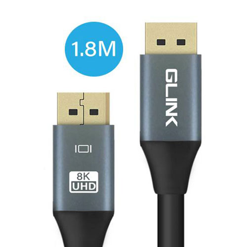 Cable DisplayPort TO DisplayPort (1.8M) GLINK GL-404 (8K) thumbnail 2