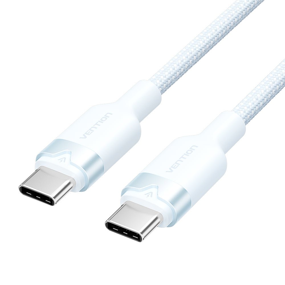 vention 1M Cable Type-C TO Type-C VENTION (60W,Aluminum Alloy Type) Black — product image 1