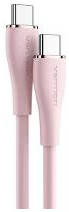 1M Cable Type-C TO Type-C VENTION (100W,Silicone Type) Pink thumbnail 2