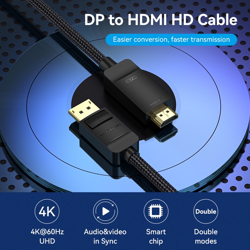 vention Cable DisplayPort TO HDMI (3M) VENTION HADBI — product image 1