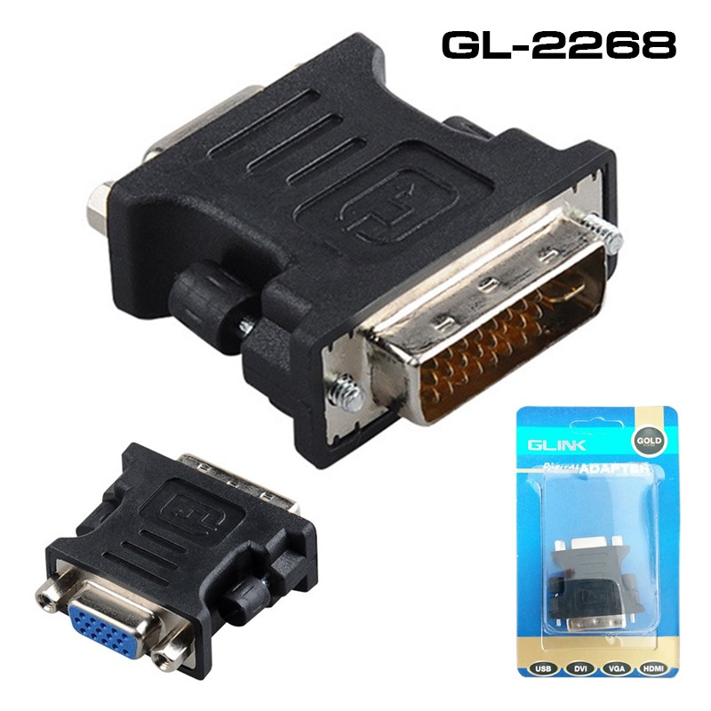 glink Converter DVI 24+1 (M) TO VGA (F) GLINK (GL2268) — product image 1