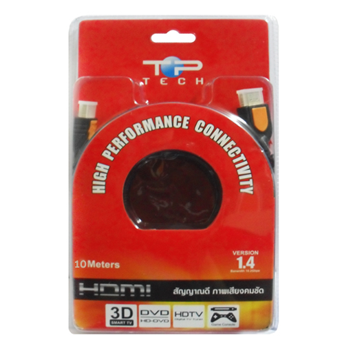toptech Cable HDMI (V.1.4) M/M (10M) TOP TECH — product image 1