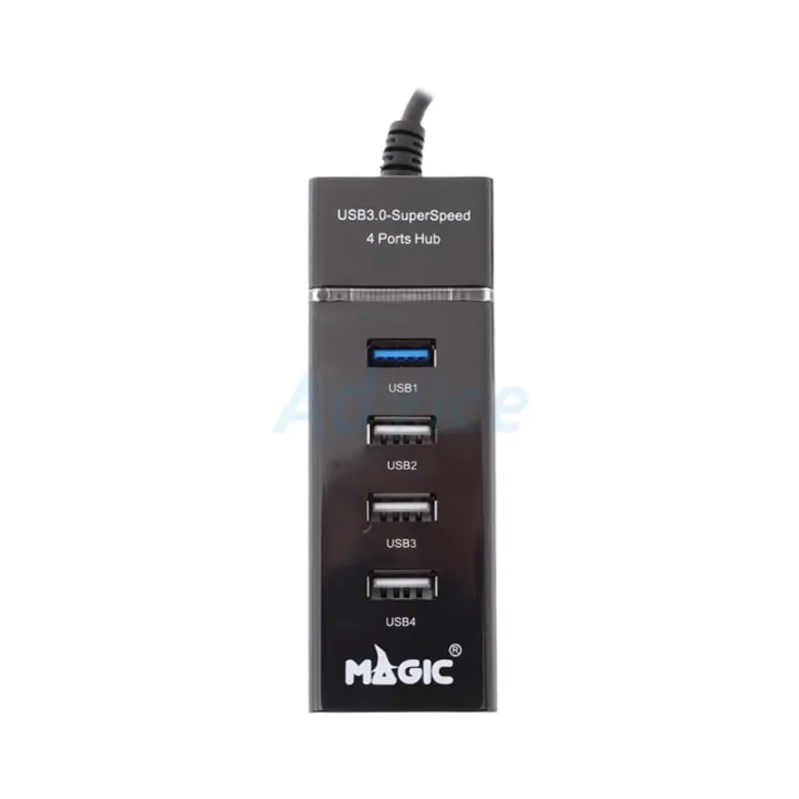 v2.0 4 Port USB HUB v2.0 MAGICTECH (MT291) Black — product image 1