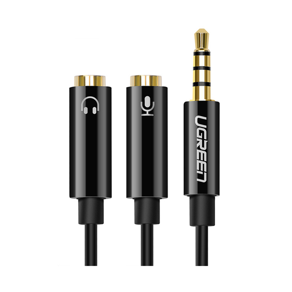 ugreen Cable Splitter with Mic 3.5 AUX Audio (20CM) UGREEN 30620 — product image 1