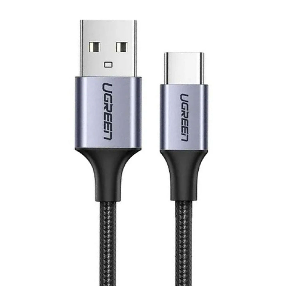 ugreen 1M Cable USB TO Type-C UGREEN (Alu Gray, Nylon-60126) Black — product image 1