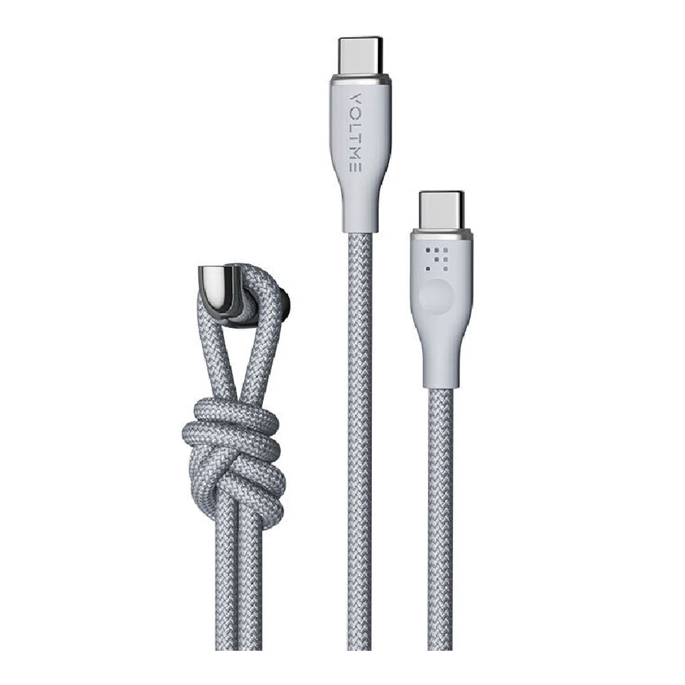 1m 1M Cable Type-C TO Type-C VOLTME (60W,C2052) Dark Gray — product image 1