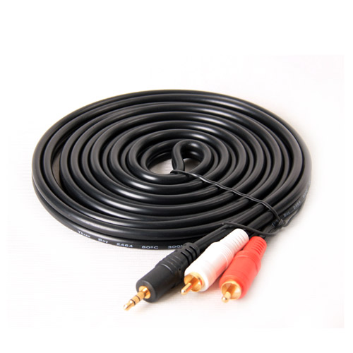 threeboy Cable Sound PC TO SPK M/M 1:2 (3M) THREEBOY — product image 1