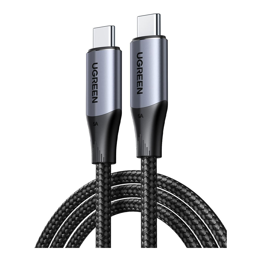 ugreen 1M Cable Type-C TO Type-C UGREEN (80150,10Gb) Thunderbolt 3 Black — product image 1