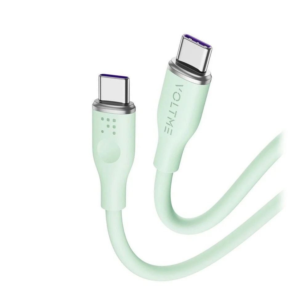 1m 1M Cable Type-C TO Type-C VOLTME (100W,C2034) Green — product image 1