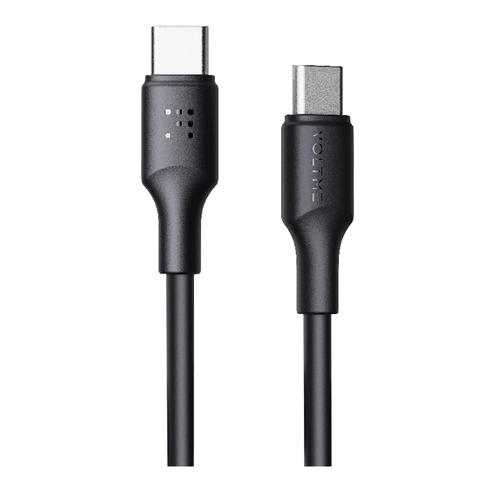 1.2m 1.2M Cable Type-C TO Type-C VOLTME (100W,C2278) Black — product image 1