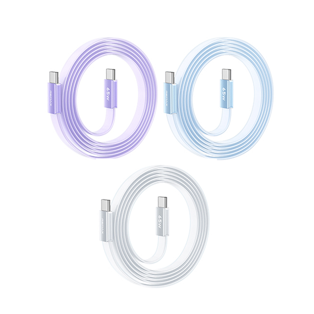1.2M Cable Type-C TO Type-C REMAX (65W,CB35) Blue thumbnail 2