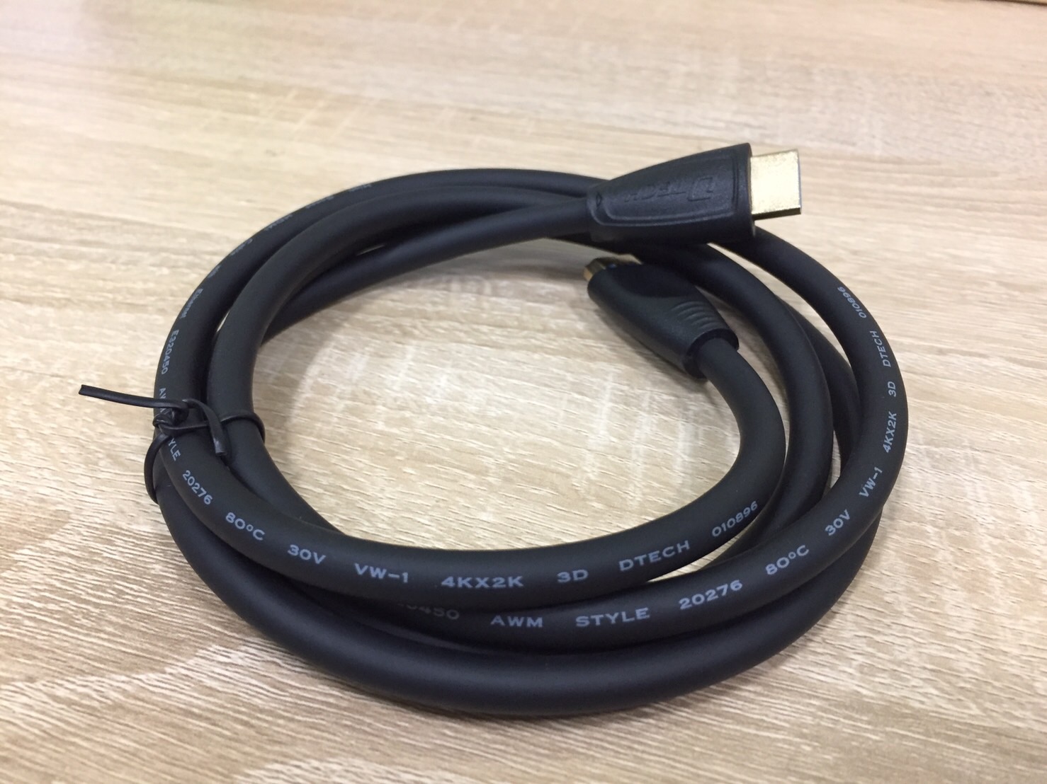 Cable HDMI 4K (V.2.0) M/M (3M) DTECH CC080 thumbnail 3