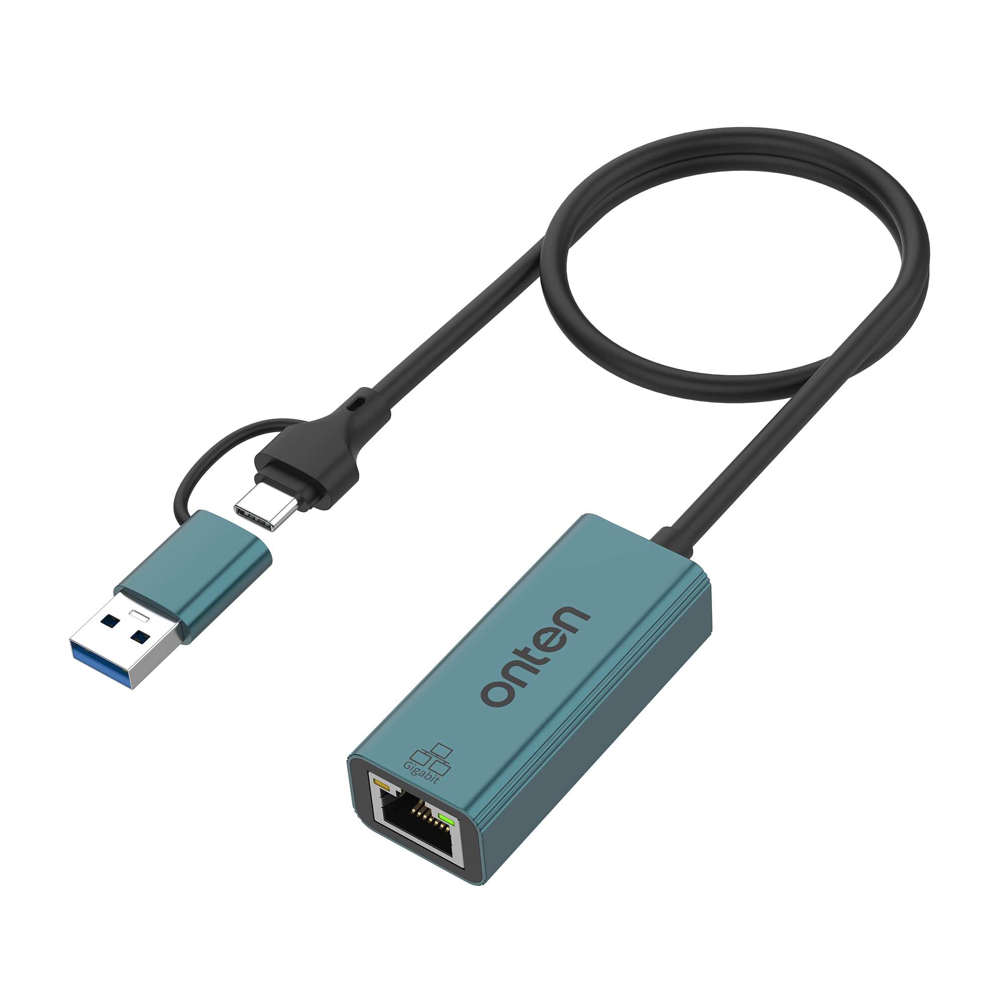 to Converter USB 3.2 TO LAN ONTEN (UE106+) — product image 1