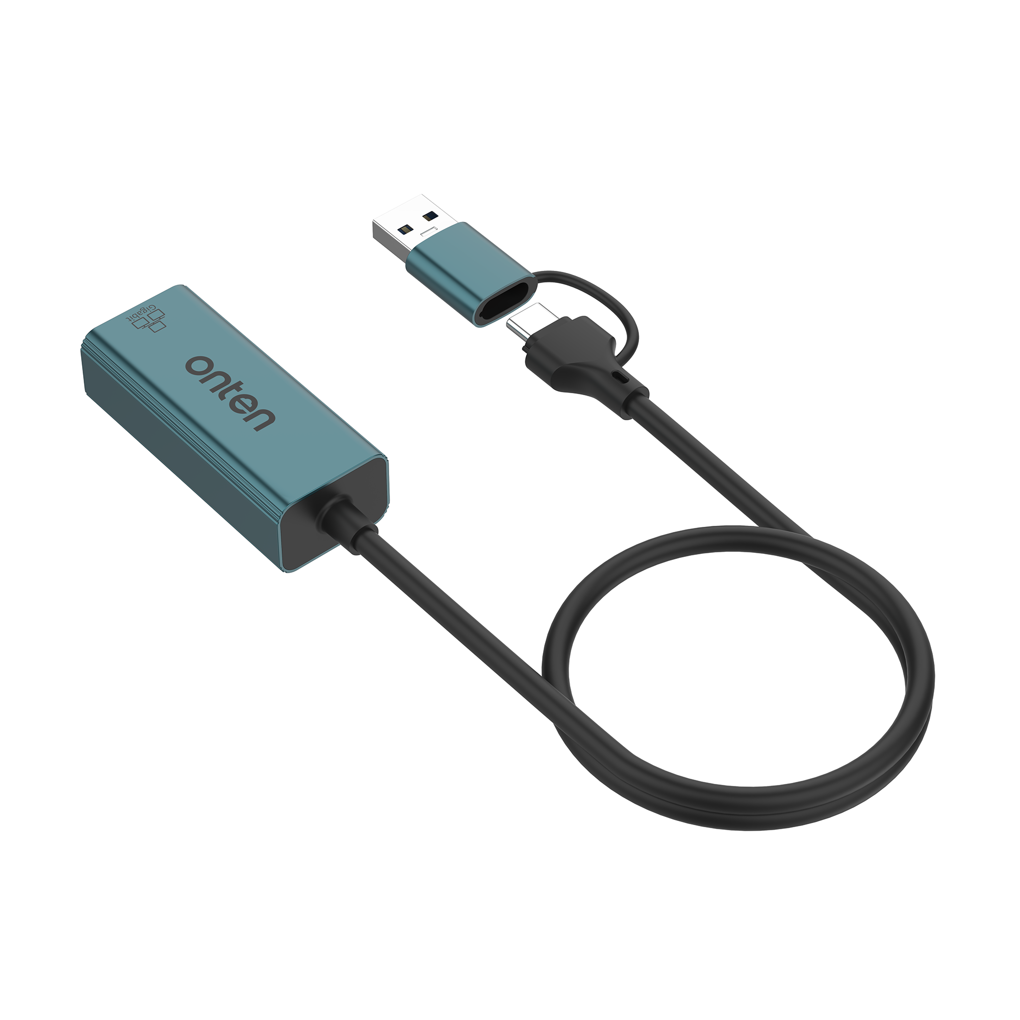 Converter USB 3.2 TO LAN ONTEN (UE106+) thumbnail 2
