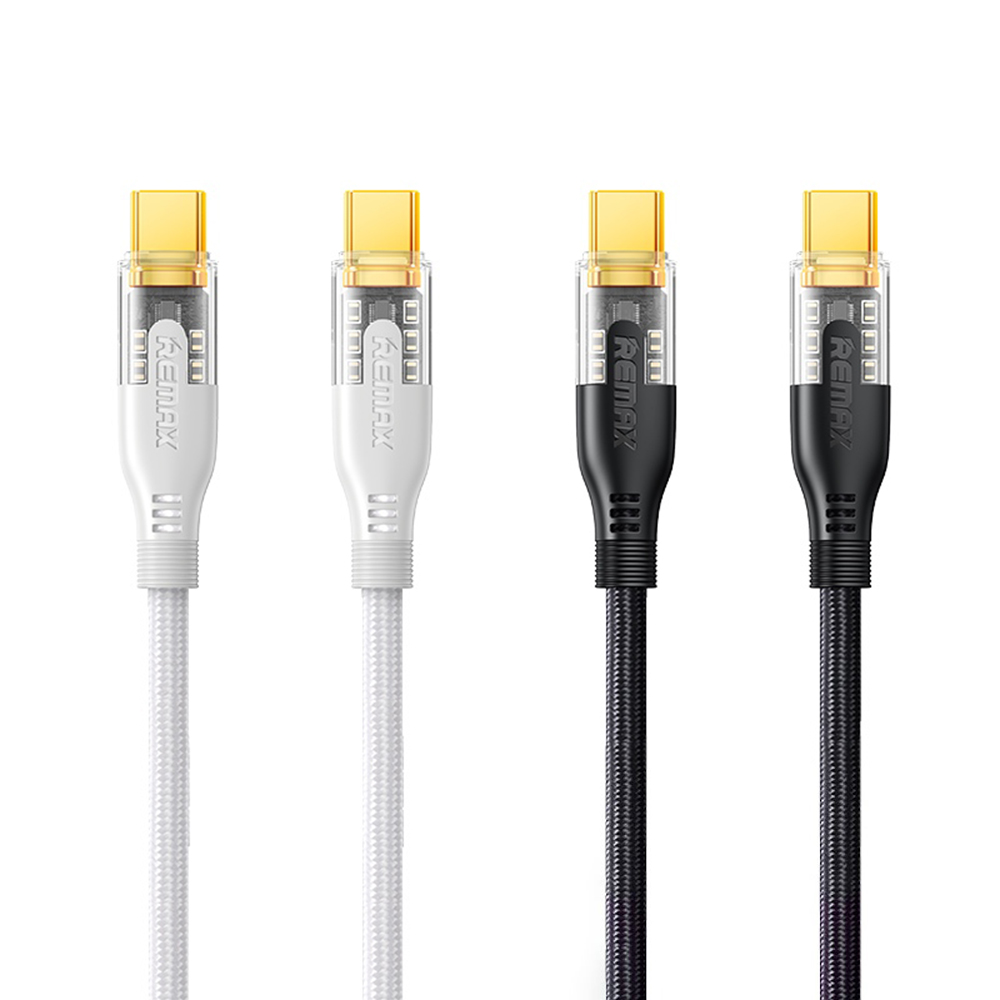 1.2M Cable Type-C TO Type-C REMAX (60W,RC-C170) Black thumbnail 3