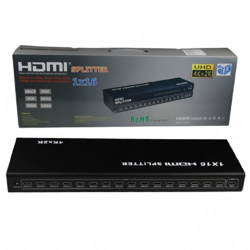 threeboy กล่องแยกจอ HDTV SPLITTER 1:16 (4K) THREEBOY — product image 1
