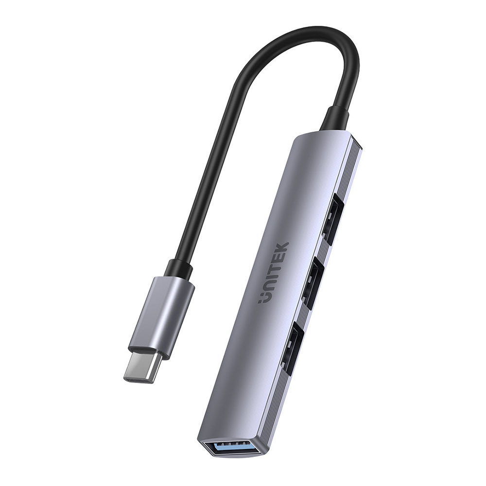v3.0 4 Port USB HUB v3.0 UNITEK (H1208B) Type-C Grey — product image 1