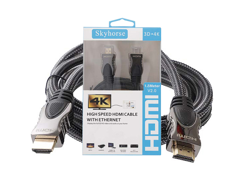 skyhorse Cable HDMI 4K (V.2.0) M/M (1.8M) SKYHORSE สายถัก — product image 1