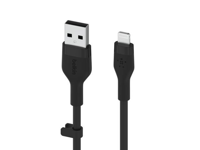 1M Cable USB TO Lightning BELKIN (15W,CAA008bt1MBK) Black thumbnail 2