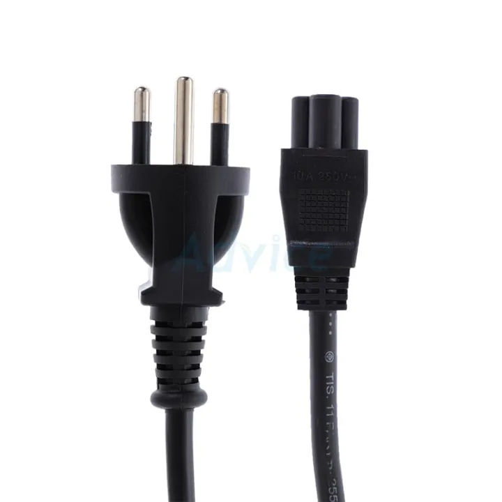 ac Cable POWER AC (1.8M) POWERMAX 3 รูกลม หนา 1mm (มอก.) — product image 1