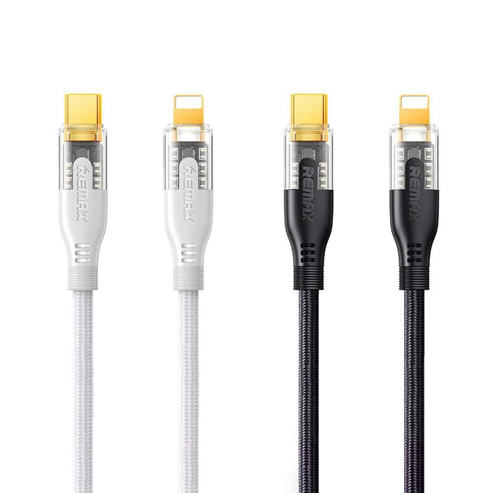 1.2M Cable Type-C TO iPhone REMAX (30W,RC-C171) White thumbnail 3