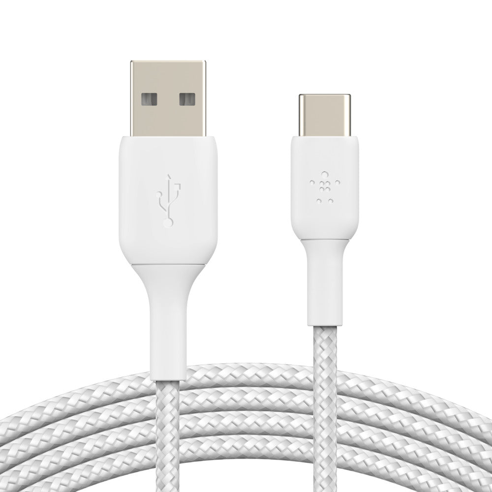 belkin 1M Cable Type-C TO iPhone BELKIN (60W,BRAIDED,CAB002bt1MWH) White — product image 1