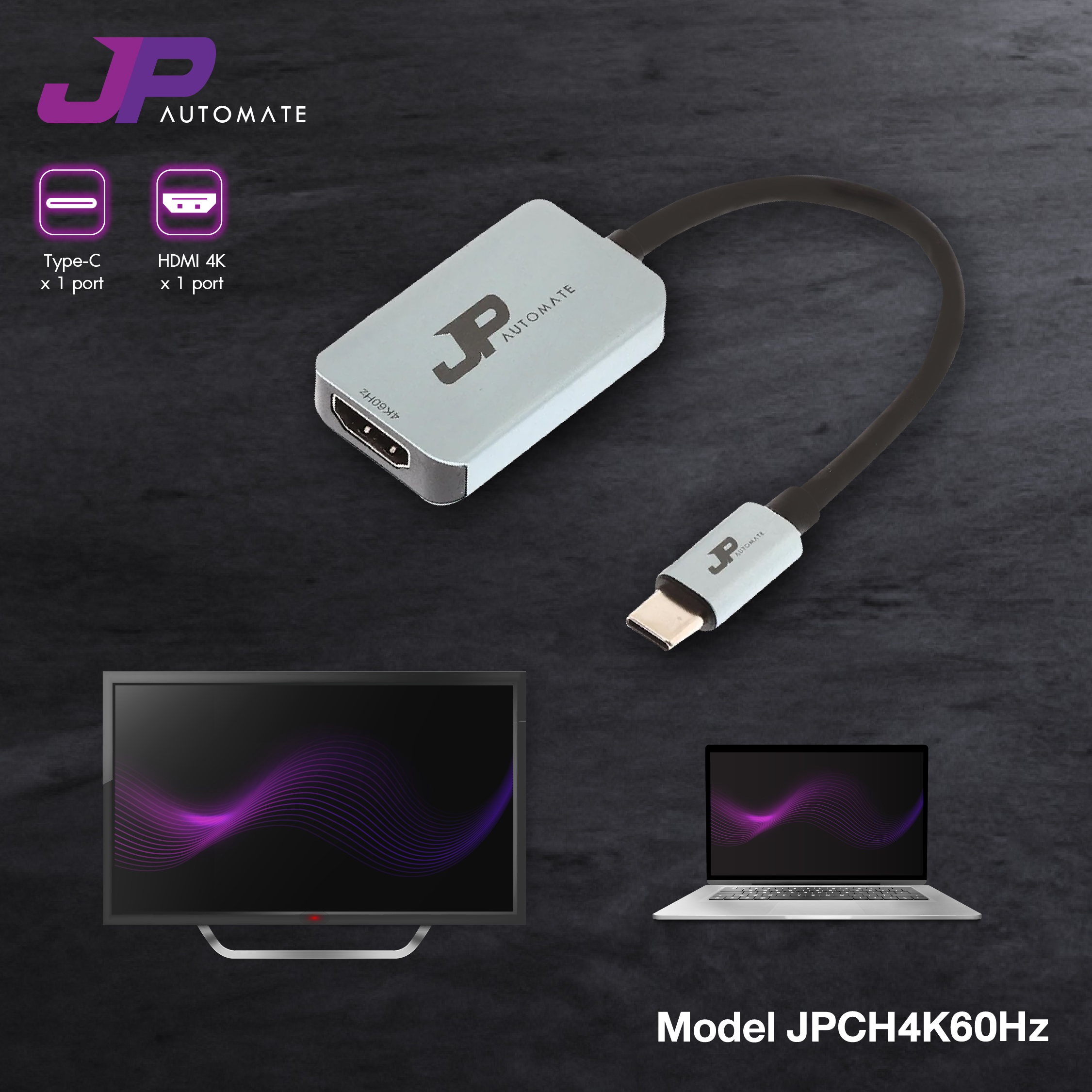 type-c Converter Type-C TO HDMI JP (JPCH4K60Hz) — product image 1