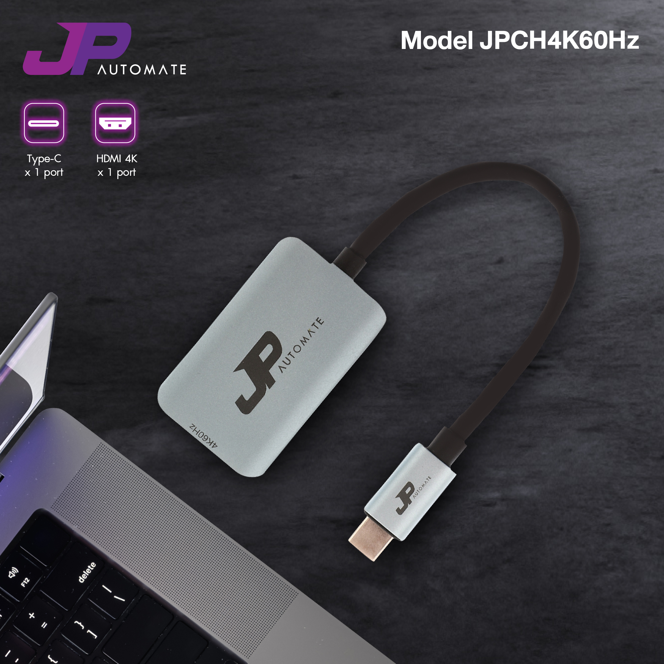 Converter Type-C TO HDMI JP (JPCH4K60Hz) thumbnail 2