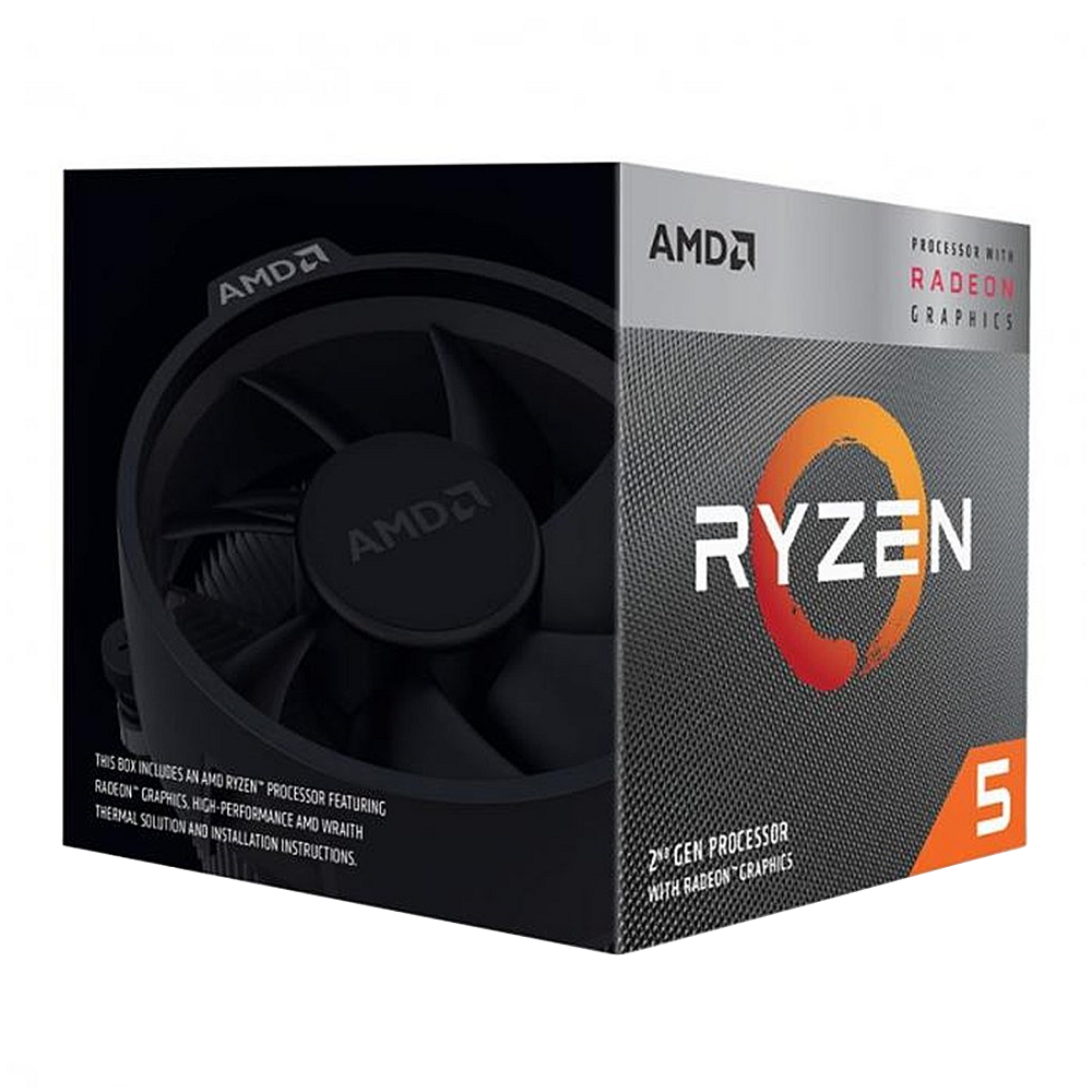 amd CPU AMD AM4 RYZEN 5 3400G — product image 1