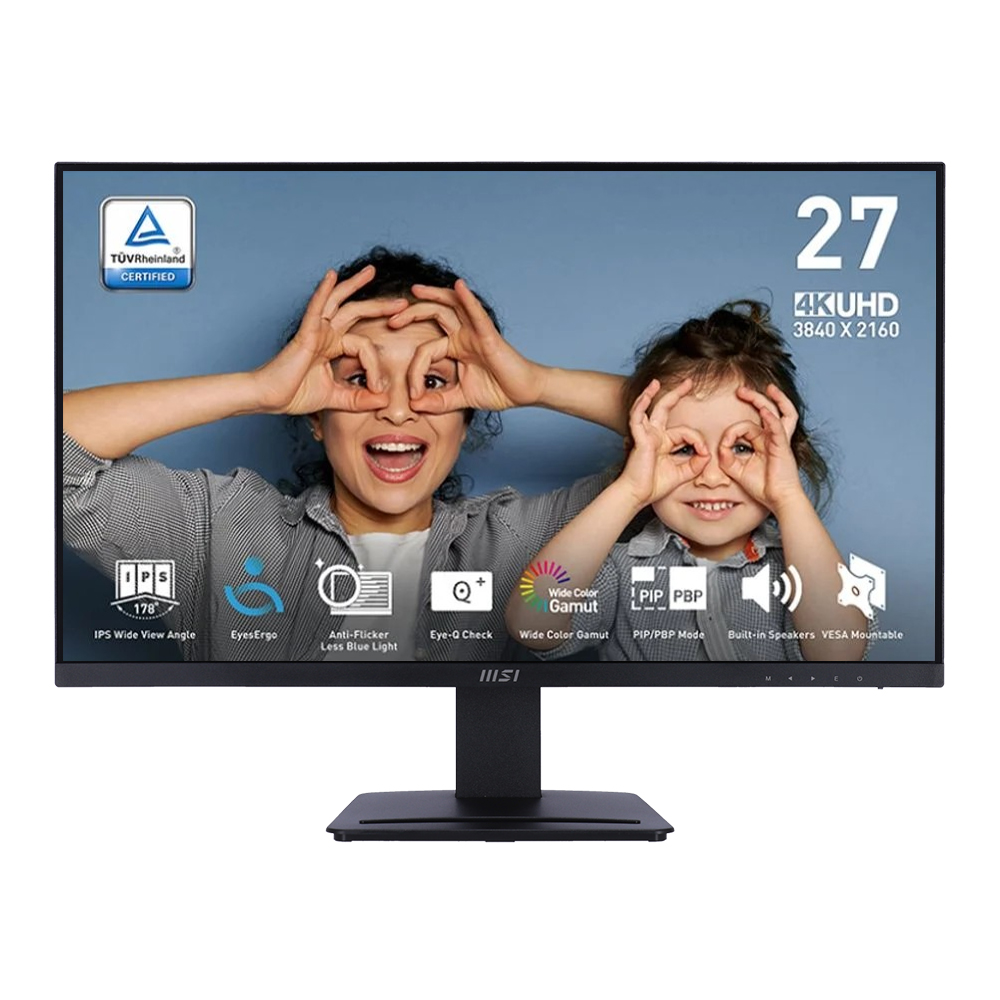 msi MONITOR 27'' MSI PRO MP273U (IPS, DP, HDMI) 4K 60Hz — product image 1