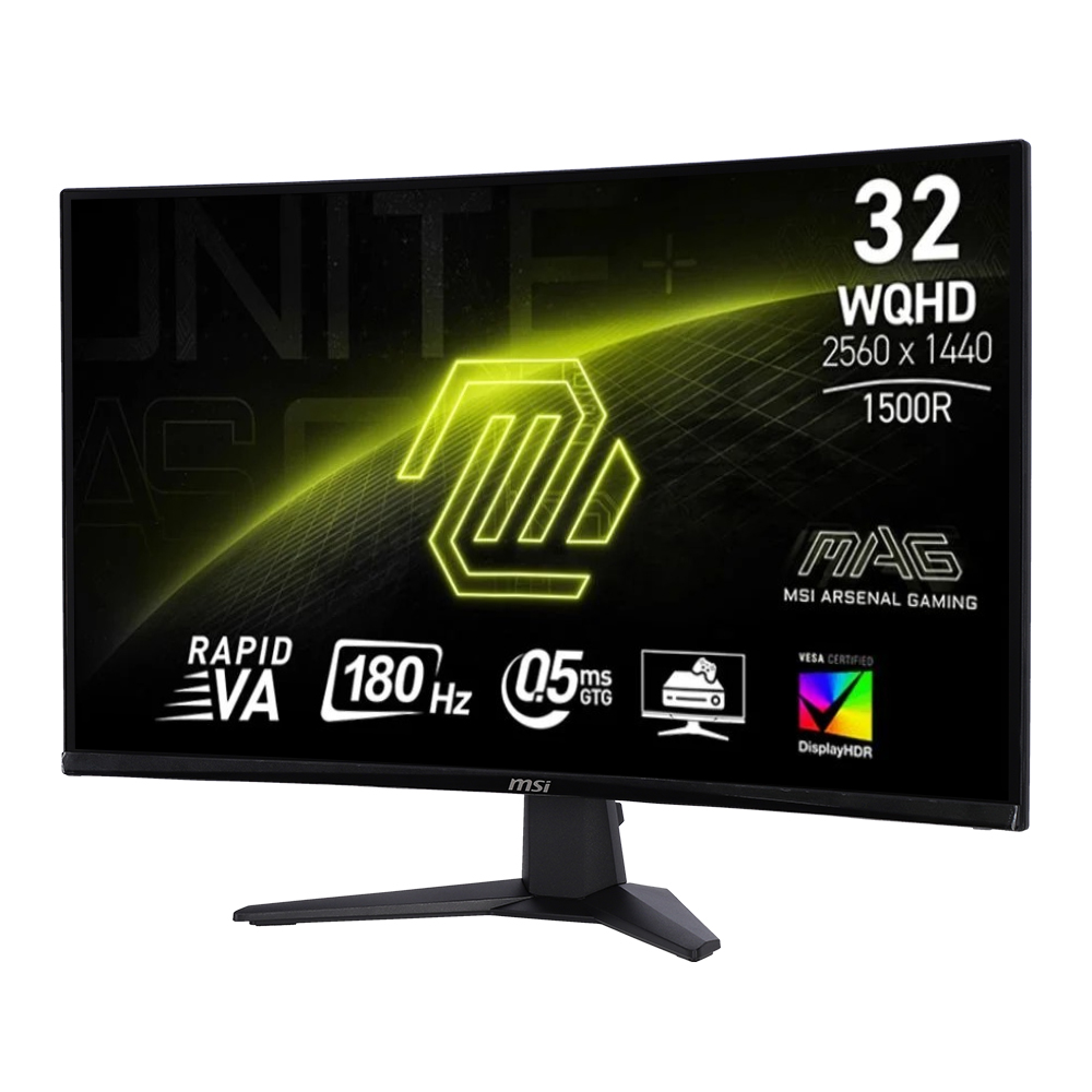 msi MONITOR 31.5" MSI MAG 32CQ6F (VA, HDMI, DP) CURVED 2K 180Hz — product image 1