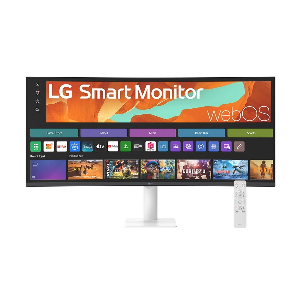 SMART MONITOR 34'' LG 34U601SA-W (VA, HDMI, DP) 4K 100Hz thumbnail 4