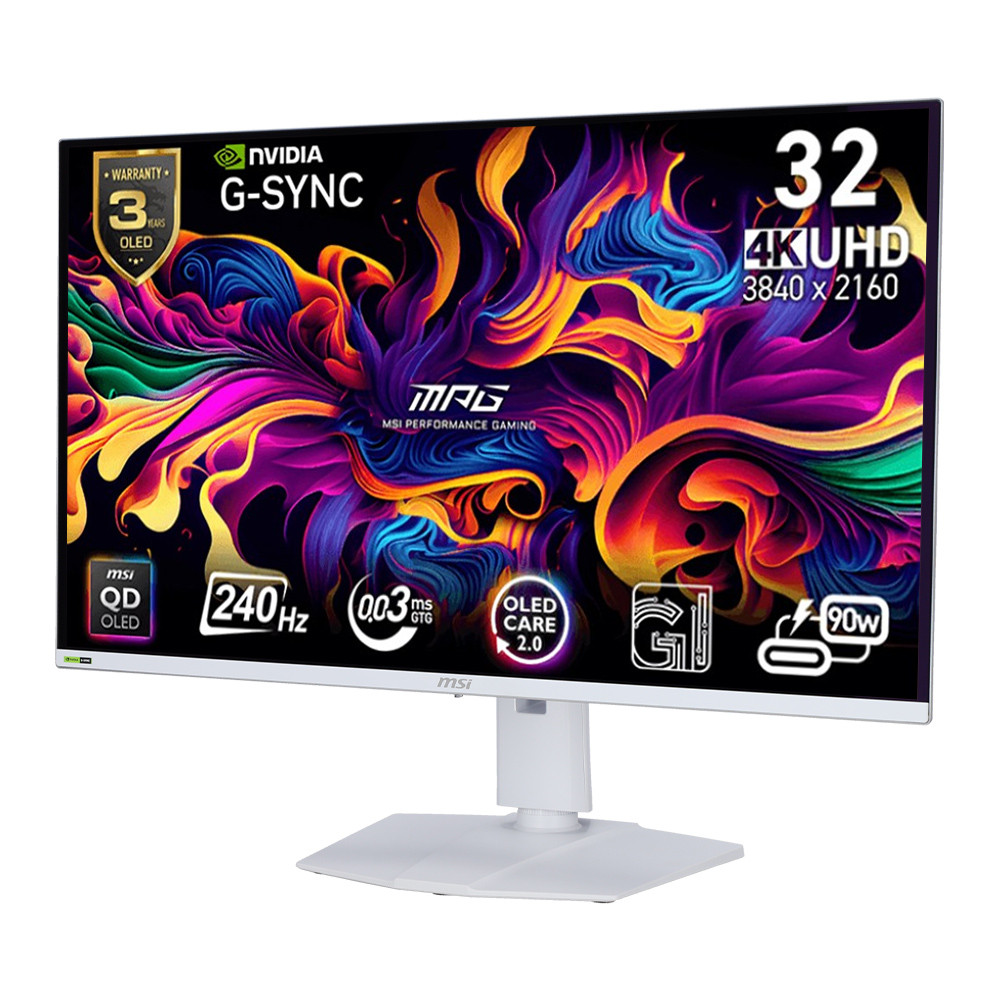 msi MONITOR 31.5'' MSI MPG 321URXW QD-OLED (OLED, HDMI, DP, USB-C) 4K 240Hz — product image 1