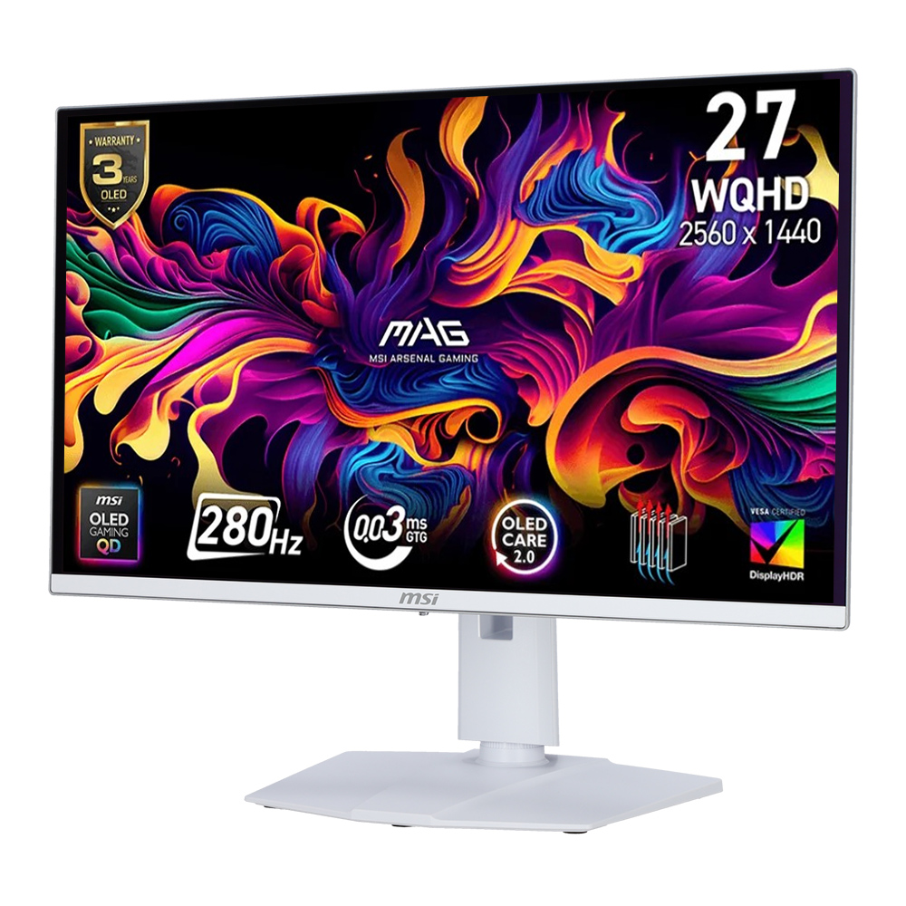 msi MONITOR 26.5'' MSI MAG 272QPW QD-OLED X28 (OLED, HDMI, DP) 2K 280Hz — product image 1