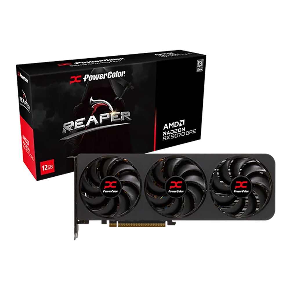 powercolor VGA POWER COLOR RADEON RX 9070 GRE REAPER - 12GB GDDR6 — product image 1