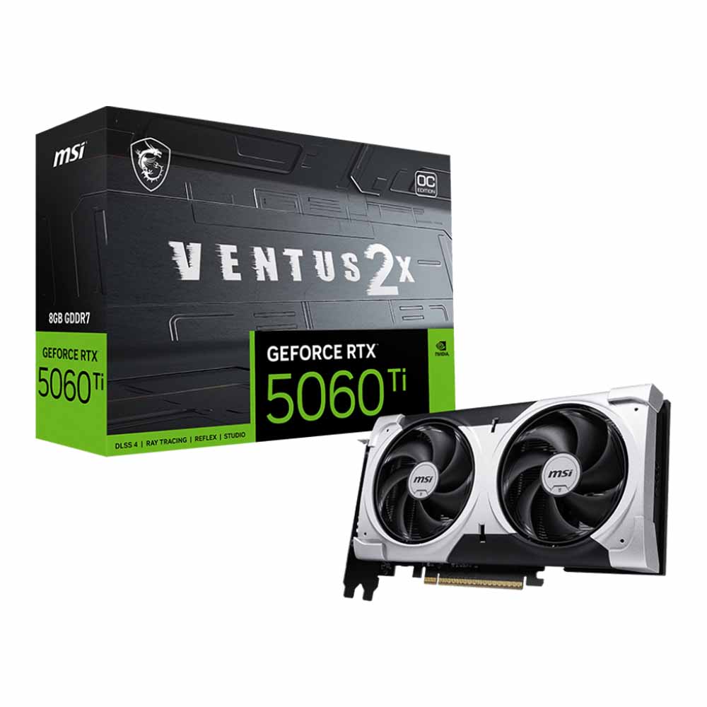 msi VGA MSI GEFORCE RTX 5060 TI VENTUS 2X PLUS OC - 8GB GDDR7 — product image 1