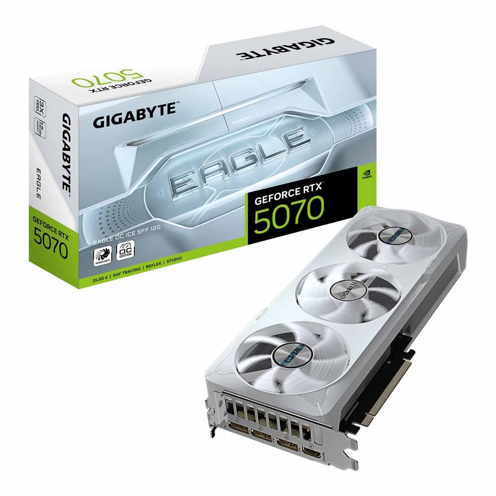 gigabyte VGA GIGABYTE GEFORCE RTX 5070 EAGLE ICE OC - 12GB GDDR7 (REV. 1.0) — product image 1