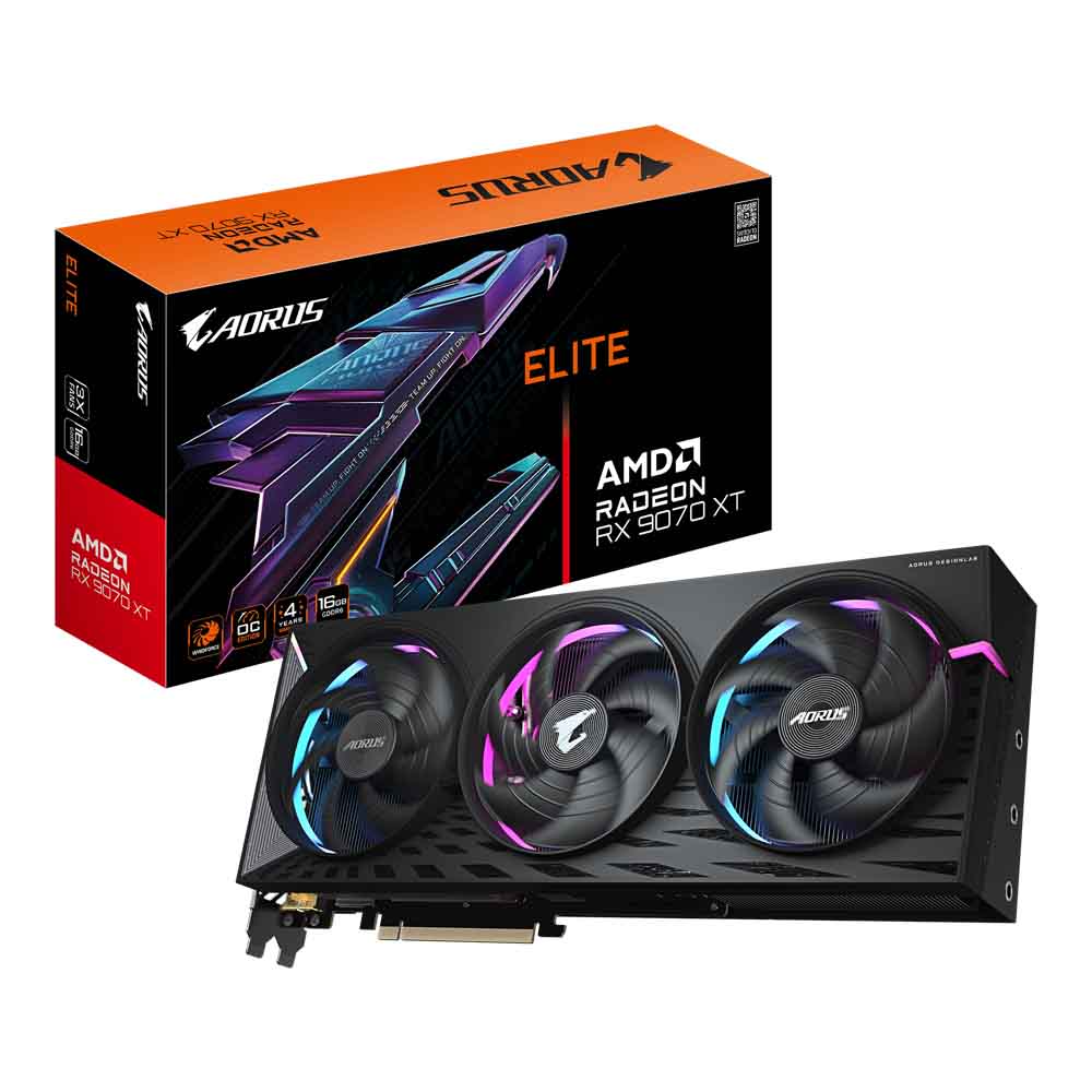 gigabyte VGA GIGABYTE RADEON RX 9070XT AORUS ELITE - 16GB GDDR6 — product image 1