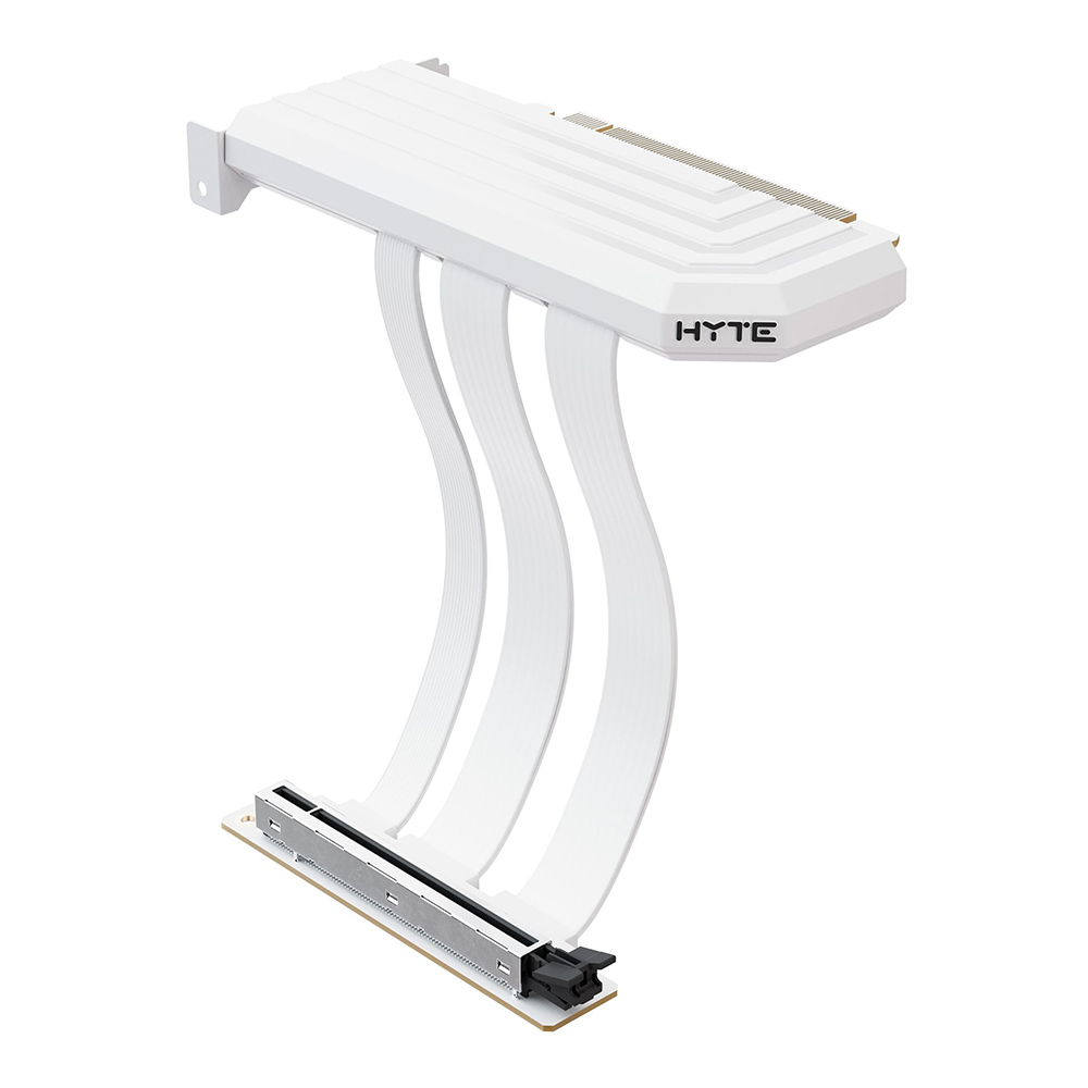 hyte HYTE RISER CABLE GRAPHICS CARD HOLDER SNOW WHITE — product image 1