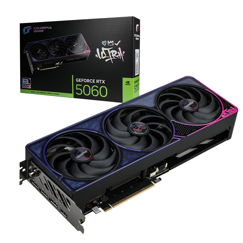 colorful VGA COLORFUL GEFORCE RTX 5060 IGAME ULTRA OC - 8GB GDDR7 — product image 1