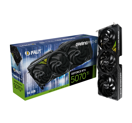 palit VGA PALIT GEFORCE RTX 5070 TI GAMINGPRO-S OC - 16GB GDDR7 — product image 1