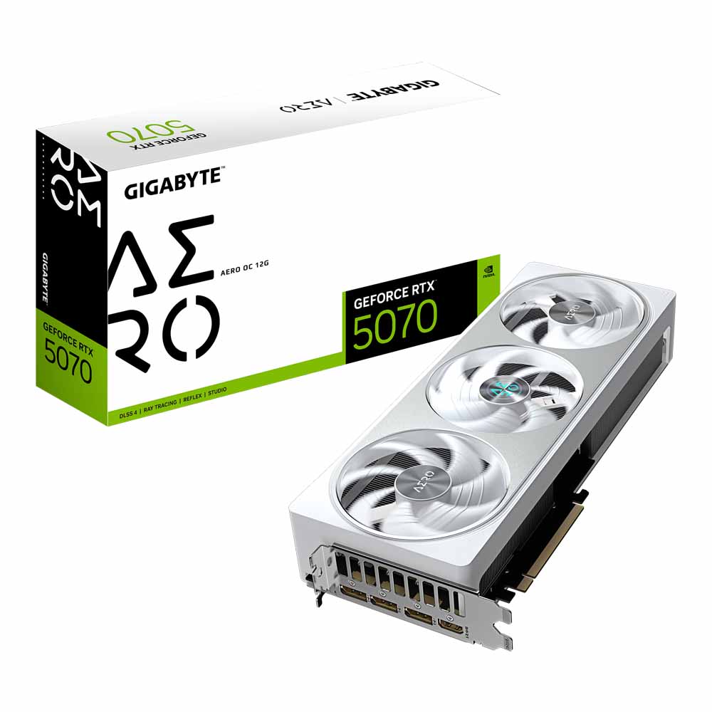 gigabyte VGA GIGABYTE GEFORCE RTX 5070 AERO OC - 12GB GDDR7 (REV. 1.0) — product image 1