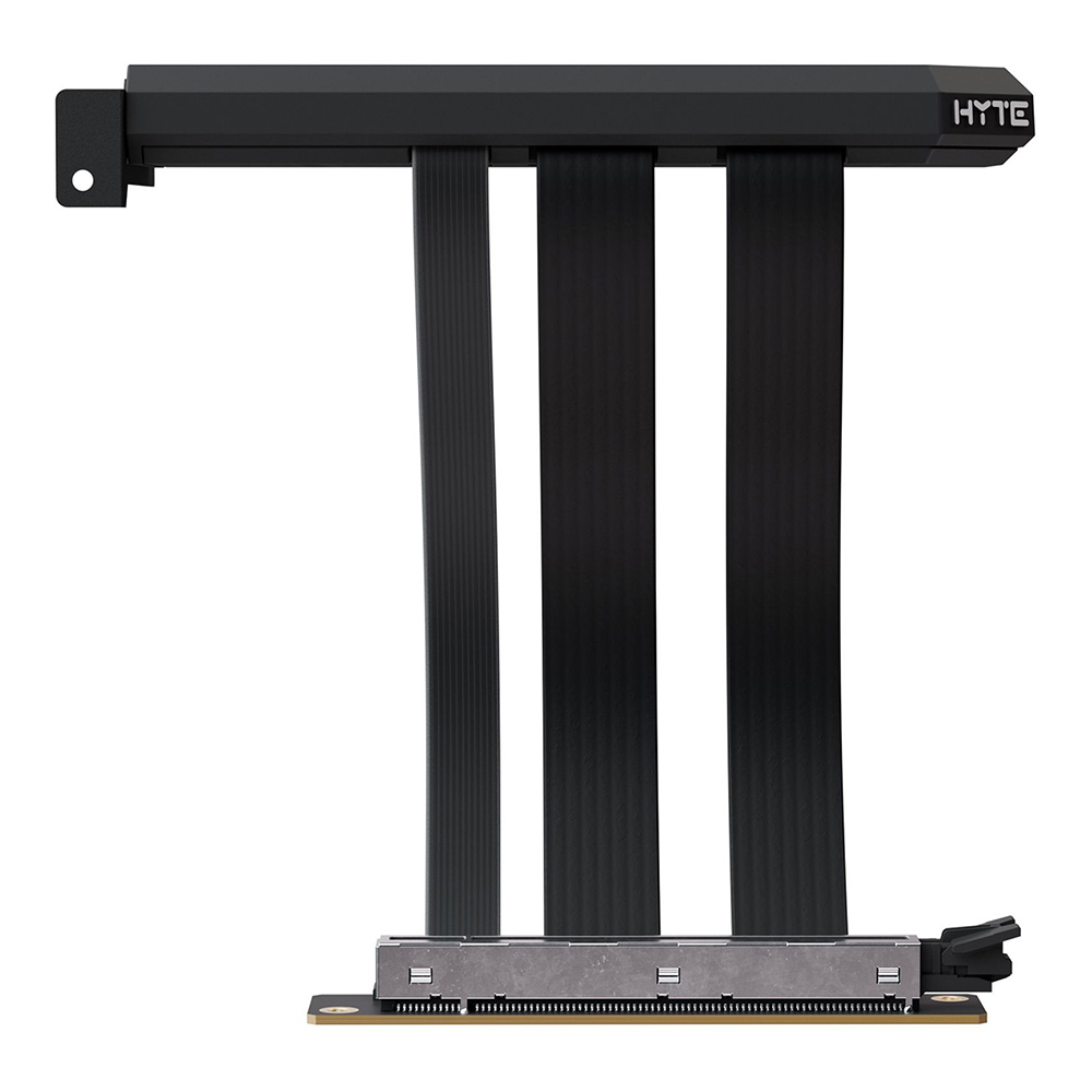 HYTE RISER CABLE GRAPHICS CARD HOLDER PITCH BLACK thumbnail 3